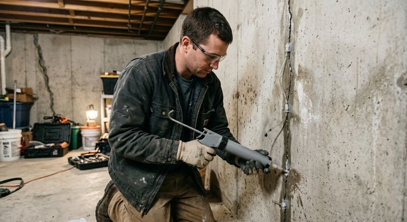 Basement Crack Repair in Murrieta, CA