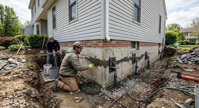 Basement Foundation Repair in Vista, CA