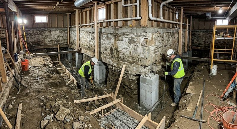 Basement Underpinning in Murrieta, CA