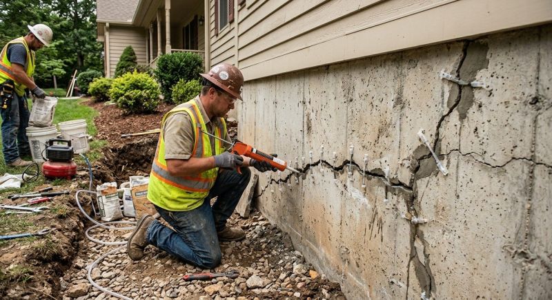 Cracked Foundation Repair in Murrieta, CA