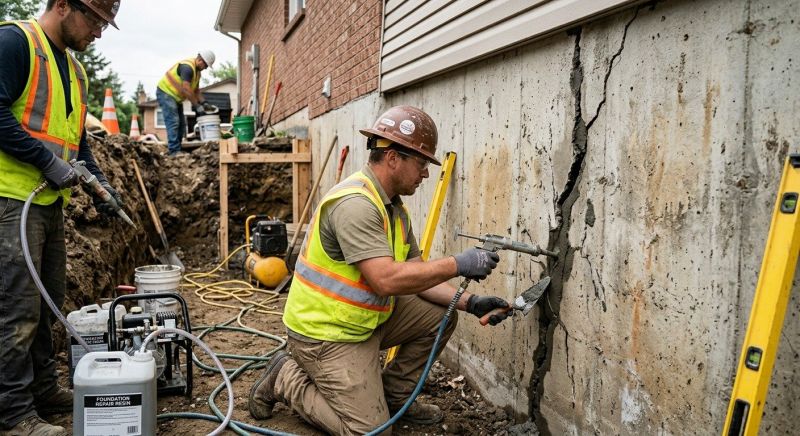 Cracked Foundation Repair in San Clemente, CA