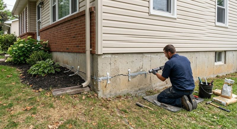 Cracked Foundation Repair in Wildomar, CA