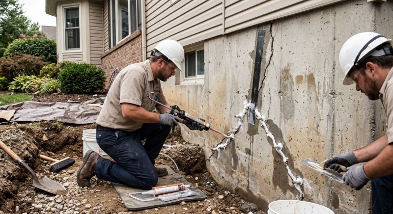 Cracked Foundation Repair in Winchester, CA