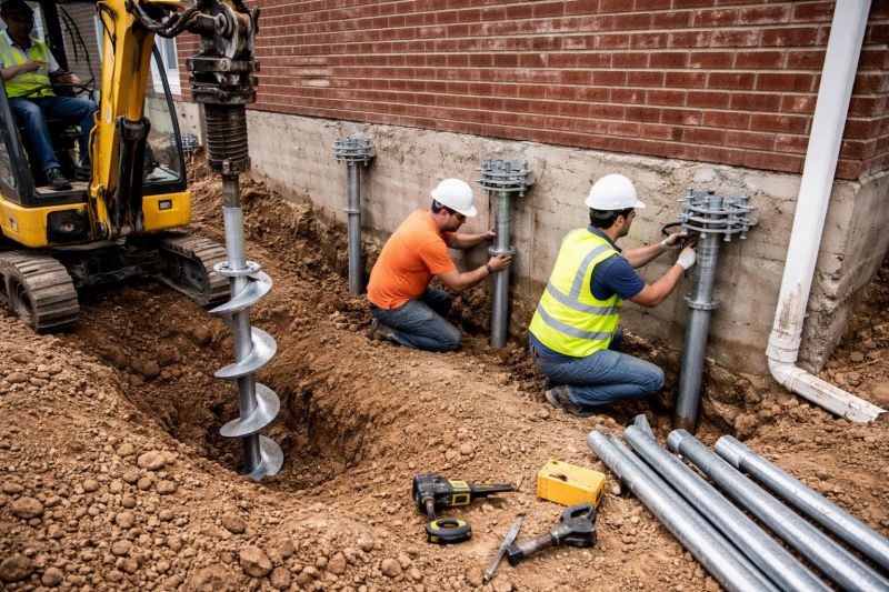 Helical Pile Installation in Murrieta, CA