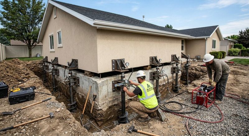Home Foundation Leveling in Sun City, CA