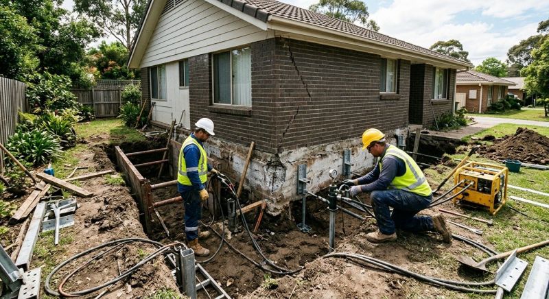 House Foundation Repair in Lake Forest, CA