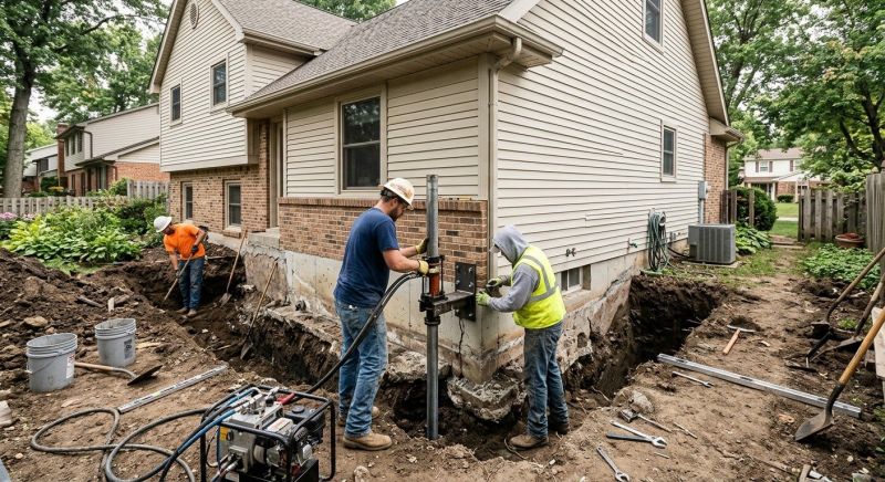 House Foundation Repair in Lake Forest, CA