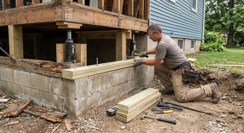 Sinking Foundation Repair in Laguna Niguel, CA