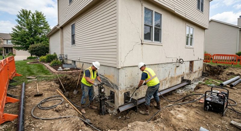 Sinking Foundation Repair in Trabuco Canyon, CA